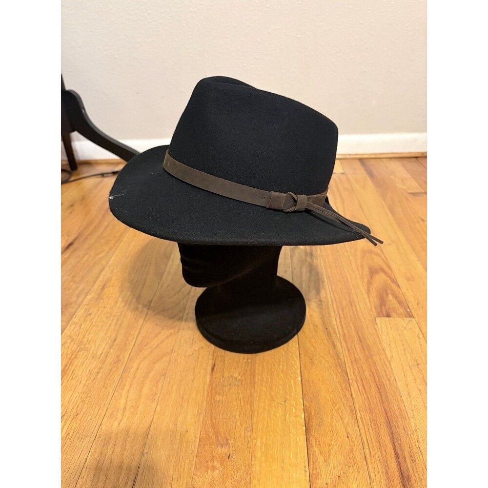 Black Felt Fedora Hat NWT